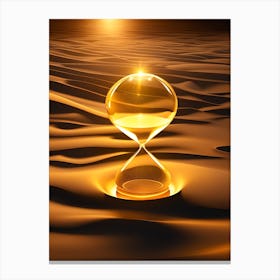Hourglass In The Sand 2 Canvas Print