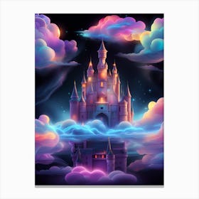 Castle In The Clouds 9 Canvas Print