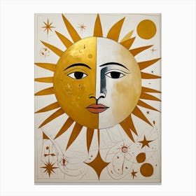 Sun & Moon 1 Canvas Print