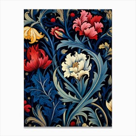 Floral Wallpaper 377 Canvas Print