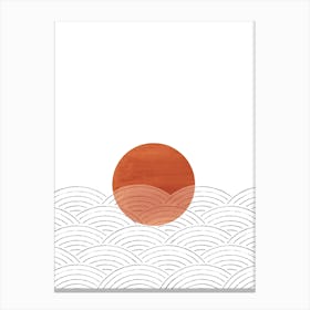 Japanese Sunrise Canvas Print