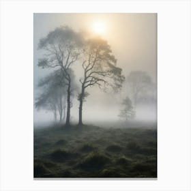 Misty Morning 8 Canvas Print