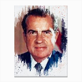 Richard M Nixon Canvas Print