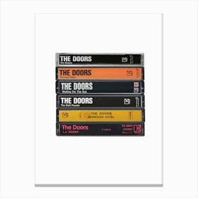 The Doors - Collected Albums - Cassette Print Canvas Print