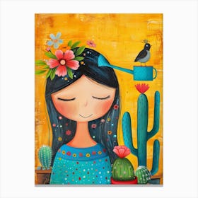 Mexican Girl 8 Canvas Print