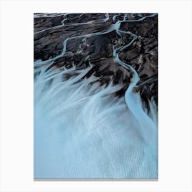 Braided Rivers Canvas Print