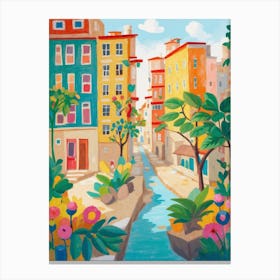 City In Bloom Canvas Print