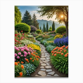 Floral Garden 3 Canvas Print