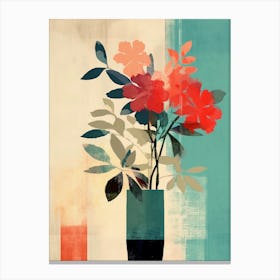 Flowers In A Vase Canvas Print Canvas Print