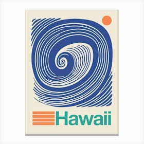 Surf Hawaii Canvas Print