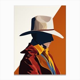 The Lone Cowboy Canvas Print