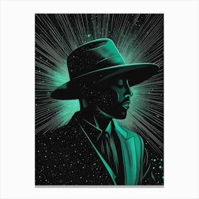 Man In A Hat Canvas Print