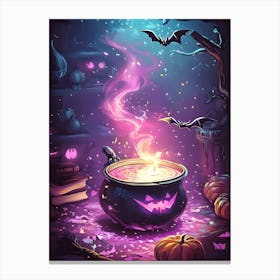 Halloween Cauldron 2 Canvas Print