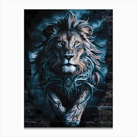 Lion Wall Art Canvas Print