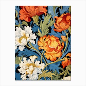 Wallpaper Floral Pattern 4 Canvas Print