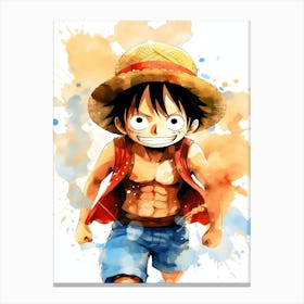 Monkey D Luffy One Piece Canvas Print