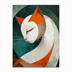 Abstract Cat 2 Canvas Print