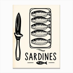 Sardines 21 Canvas Print