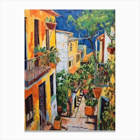 Palermo Italy 2 Fauvist Painting Canvas Print