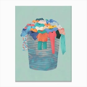 Laundry Basket Canvas Print Canvas Print