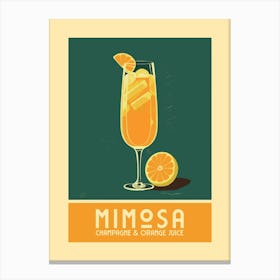 Mimosa Cocktail Canvas Print