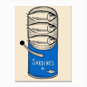 Sardines 24 Canvas Print