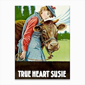 True Heart Susie (1919) Canvas Print