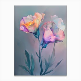 Iridescent Flower Lisianthus 1 Canvas Print