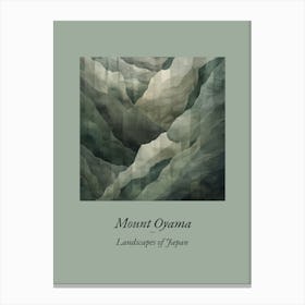 Landscapes Of Japan Mount Oyama 20 Canvas Print