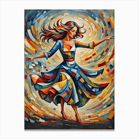 Dancing Girl 3 30x40in 9000x12000px 11 Canvas Print