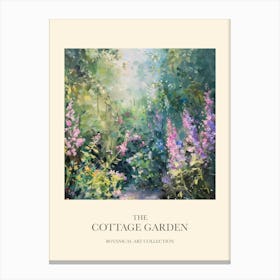 Cottage Garden Poster Wild Bloom 1 Canvas Print
