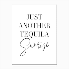 Just Another Tequila Sunrise Canvas Print