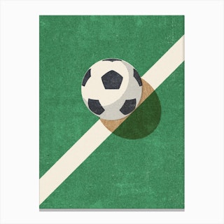 Balls Football Canvas Print