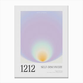 Angel Number 1212 Self Discovery Canvas Print