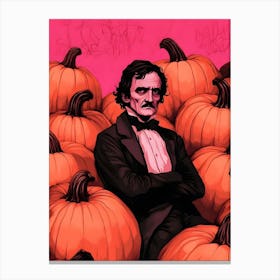 Edgar Allan Poe 1 Canvas Print