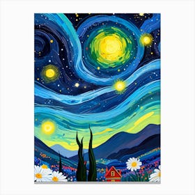 Starry Night 55 Canvas Print