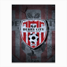 Derry City F Canvas Print