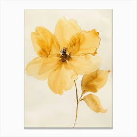 Yellow Flower 2 Canvas Print