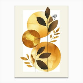 Golden Leaves 61 Canvas Print