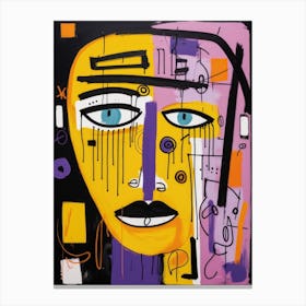 'The Face' 5 Canvas Print