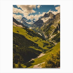 Vanoise National Park 2 France Vintage Poster Canvas Print