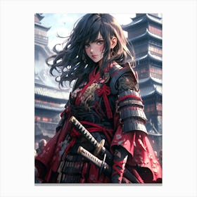 Samurai Girl 14 Canvas Print