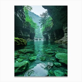 Chinese Cave Canvas Print