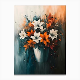 Winter Flowers 18 Canvas Print