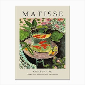 Matisse Goldfish Canvas Print