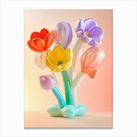 Dreamy Inflatable Flowers Freesia 2 Canvas Print