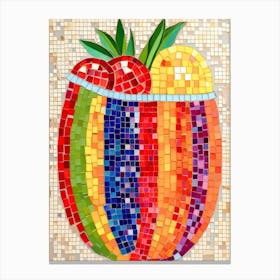 Mosaic Bowl Canvas Print