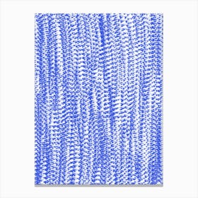 Blue And White Pattern Canvas Print