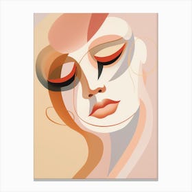 Abstract Woman Canvas Print 1 Canvas Print