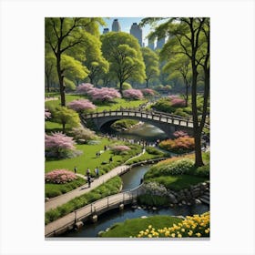 Central Park 3 Canvas Print